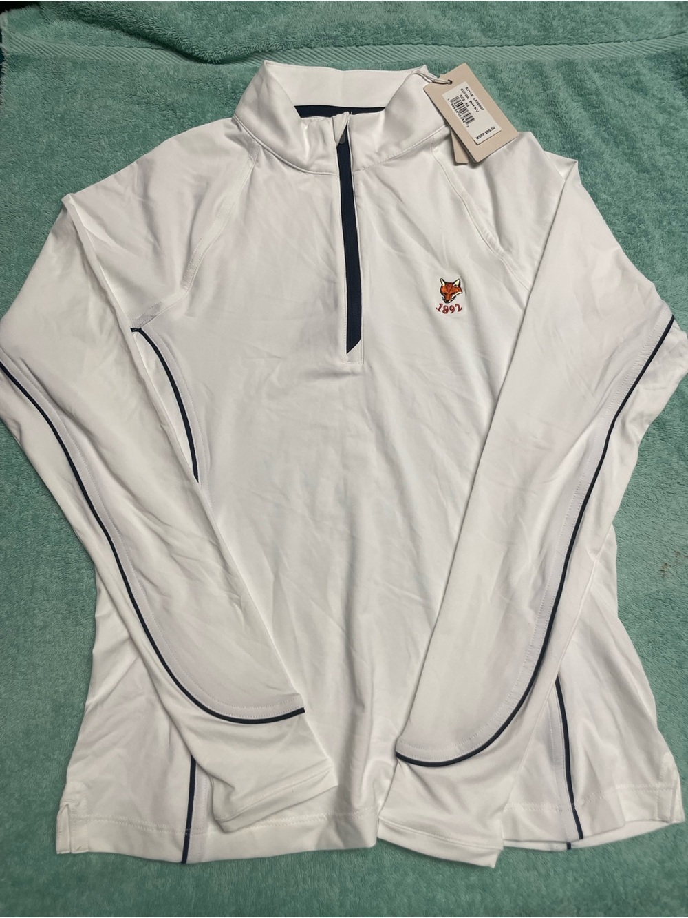 Peter Millar Green Spring Valley Hunt Club 1/4 Zip Women’s XS READ DESCRIPTION - Picture 2 of 16